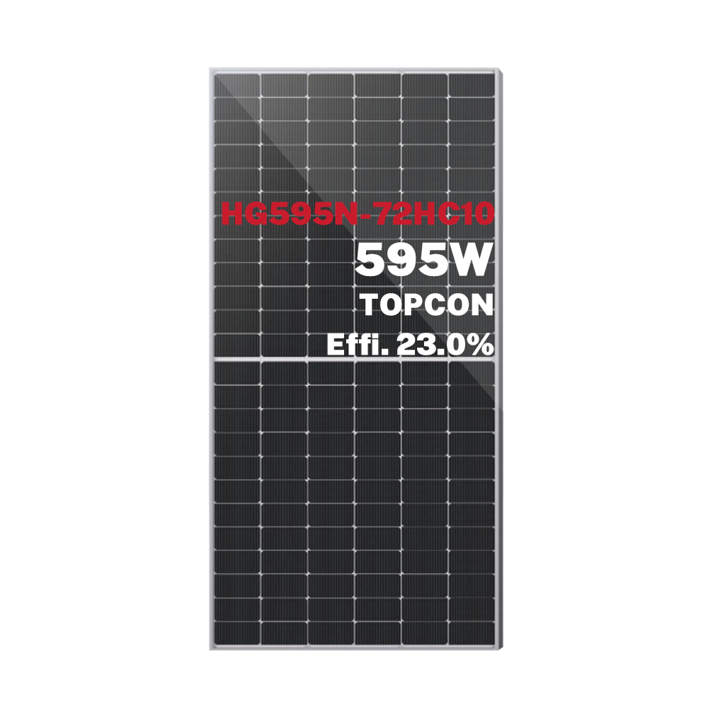 单面N型570W 575W 580W 144片半切太阳能电池板