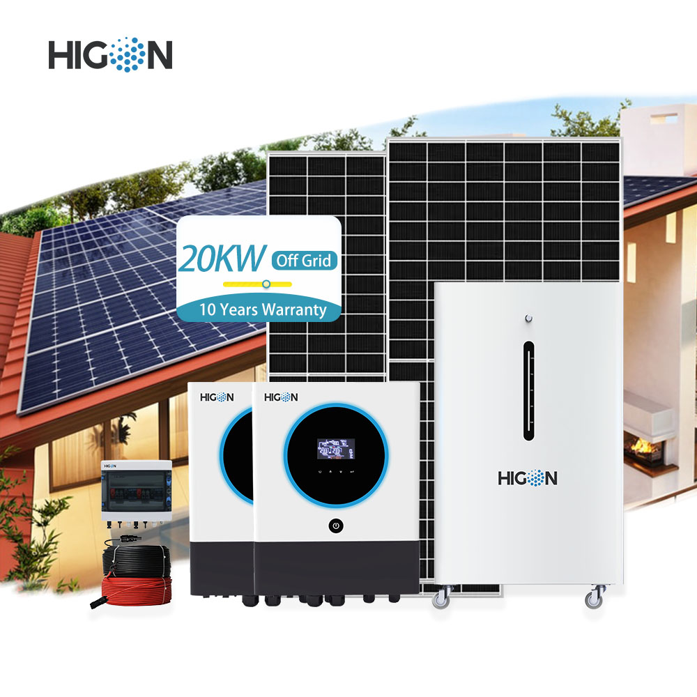 Higon 20kW家用太阳能系统离网格单阶段的4个房屋房屋